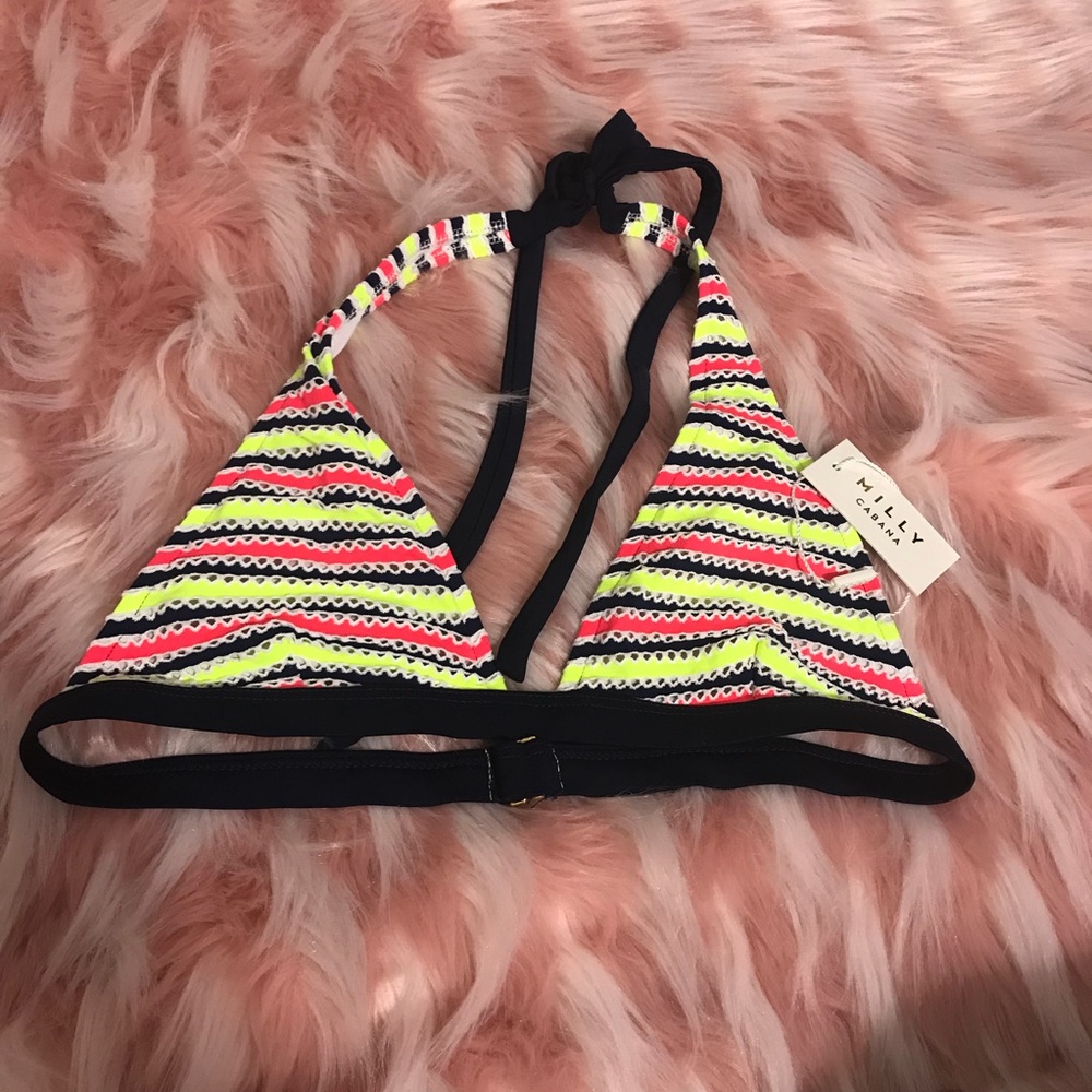 Milly Cabana printed bikini top